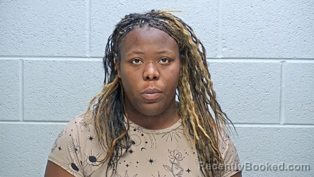 Mugshot of KENISHA BENAH COPELAND booked in Steuben County, Indiana on July 14, 2026