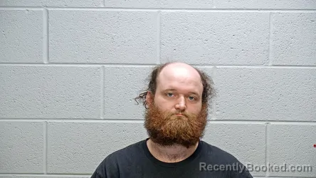 Mugshot of JESSE M BAKER booked in Steuben County, Indiana on April 24, 2026