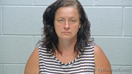 Mugshot of RACHEL RIEHL booked in Steuben County, Indiana on July 12, 2026
