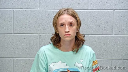Mugshot of Zowie Anne Marie Teegarden booked in Steuben County, Indiana on August 20, 2026