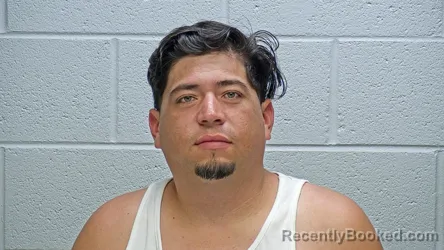 Mugshot of Maikel David Solarte Polanco booked in Steuben County, Indiana on July 26, 2026