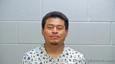 Mugshot of Bertin Cortes booked in Steuben County, Indiana on August 8, 2026