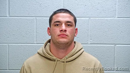 Mugshot of Joshua Miguel Bearden booked in Steuben County, Indiana on August 29, 2026