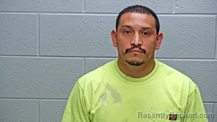 Mugshot of Luis Enrique Pacheco Ramirez booked in Steuben County, Indiana on August 29, 2026