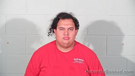 Mugshot of Saul Estuardo Hernandez Vasquez booked in Steuben County, Indiana on August 31, 2026