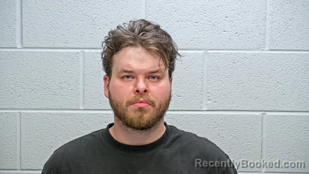 Mugshot of Nathan Ryan Emley booked in Steuben County, Indiana on September 8, 2026