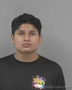 Mugshot of Alvaro Daniel Leon Arriaga booked in Johnston County, North Carolina on July 25, 2026