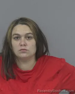 Mugshot of Destinee Adriana Aponte booked in Johnston County, North Carolina on August 20, 2026