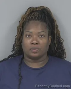 Mugshot of FELISHA LANIAH ADKINS booked in Johnston County, North Carolina on June 24, 2026