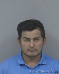 Mugshot of Filogonio Mendoza Acevedo booked in Johnston County, North Carolina on September 26, 2026