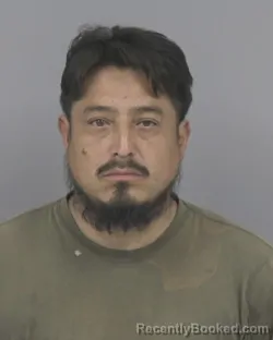 Mugshot of Liver Lenin Alvarez booked in Johnston County, North Carolina on October 15, 2026