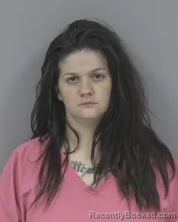 Mugshot of Ashley Mae Bowen booked in Johnston County, North Carolina on October 17, 2026