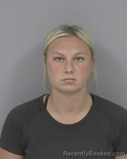 Mugshot of Katharine Dalilah Brown booked in Johnston County, North Carolina on October 11, 2026