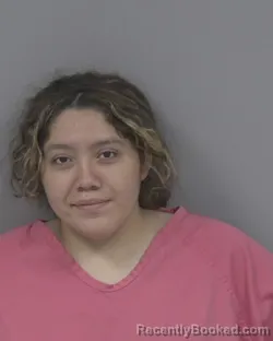 Mugshot of Lidia Steffany Cruz Banegas booked in Johnston County, North Carolina on September 13, 2026