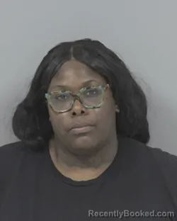 Mugshot of Mercedes Rojae Brown booked in Johnston County, North Carolina on September 29, 2026