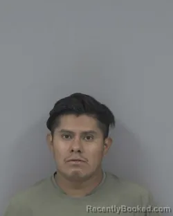 Mugshot of AQUILEO FUENTES DE LA CRUZ booked in Johnston County, North Carolina on June 30, 2026