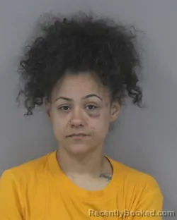 Mugshot of AMBER KRISTLIN CONYERS booked in Johnston County, North Carolina on April 7, 2026