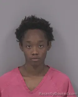 Mugshot of Esync Aaliyah Carpenter booked in Johnston County, North Carolina on October 8, 2026