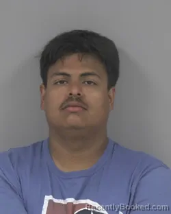Mugshot of Juan Felipe Castanedacruz booked in Johnston County, North Carolina on August 15, 2026