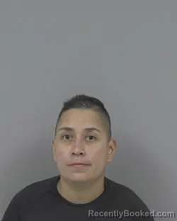 Mugshot of Norma Angelica Castillo-Fuentes booked in Johnston County, North Carolina on September 28, 2026