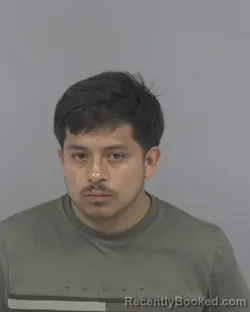Mugshot of SANTIAGO MENDOZA CALERO booked in Johnston County, North Carolina on May 1, 2026
