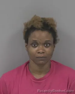 Mugshot of TRINITY ATYRA DENT booked in Johnston County, North Carolina on April 2, 2026