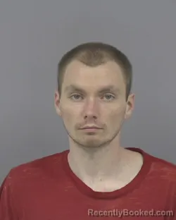 Mugshot of JUSTIN MARK ERWIN booked in Johnston County, North Carolina on April 27, 2026