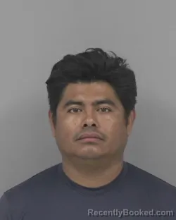 Mugshot of Pedro Gonzalez Espinoza booked in Johnston County, North Carolina on October 21, 2026