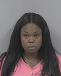 Mugshot of SARAH ESTIME booked in Johnston County, North Carolina on April 30, 2026