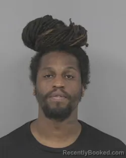 Mugshot of TREVOR MONTAE COLE EVANS booked in Johnston County, North Carolina on April 1, 2026