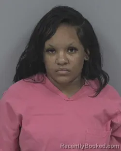 Mugshot of Keiana Keishe Foreman booked in Johnston County, North Carolina on October 17, 2026
