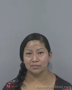 Mugshot of BLANCA FLOR DE MARIA GARCIA-ACABEL booked in Johnston County, North Carolina on July 5, 2026