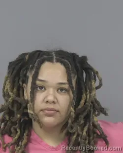 Mugshot of RAYNA MAYE GIBSON booked in Johnston County, North Carolina on March 12, 2026