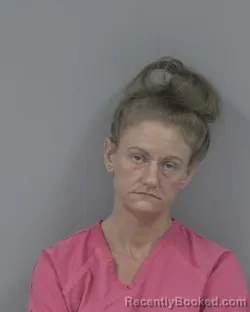 Mugshot of ASHLEY MAE HONEYCUTT booked in Johnston County, North Carolina on July 29, 2026