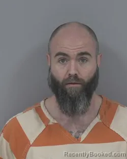 Mugshot of Glenn Matthew Harvell booked in Johnston County, North Carolina on August 13, 2026