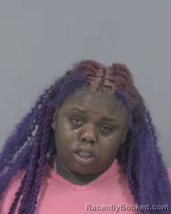 Mugshot of Jasmine Kristina Hartsfield booked in Johnston County, North Carolina on August 24, 2026