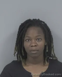 Mugshot of Nkyia Sierra M Holder booked in Johnston County, North Carolina on August 23, 2026
