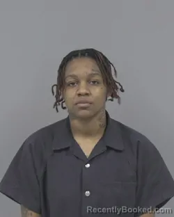 Mugshot of Tatianna Laree Hinton booked in Johnston County, North Carolina on October 12, 2026