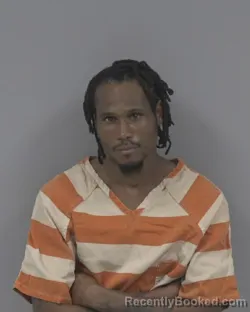 Mugshot of Domonique La`Sean Jackson booked in Johnston County, North Carolina on October 13, 2026
