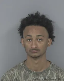 Mugshot of KHAMARI NIKOLAI JONES booked in Johnston County, North Carolina on March 26, 2026