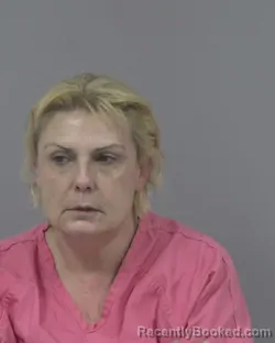 Mugshot of CHERIE DIANE KILMER booked in Johnston County, North Carolina on March 24, 2026