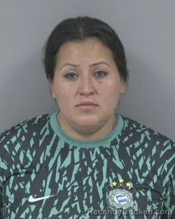 Mugshot of DILCIA LOPEZ-AMAYA booked in Johnston County, North Carolina on July 12, 2026