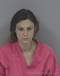 Mugshot of BRIDGITTE ELAINE MOORE booked in Johnston County, North Carolina on July 2, 2026