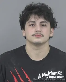 Mugshot of Jonathan Merino-Campos booked in Johnston County, North Carolina on August 30, 2026