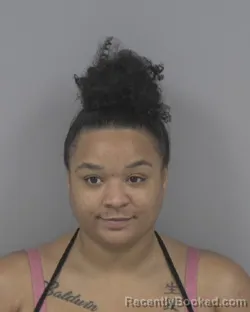 Mugshot of Kemya Misha Massey booked in Johnston County, North Carolina on August 10, 2026