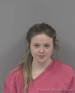 Mugshot of Haley Elisabeth Overton booked in Johnston County, North Carolina on July 25, 2026
