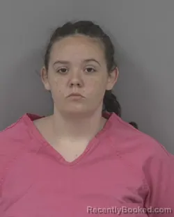 Mugshot of Karissa Kaye O`Barr booked in Johnston County, North Carolina on August 17, 2026