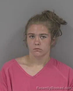 Mugshot of Autumn Rayne Parker booked in Johnston County, North Carolina on August 19, 2026