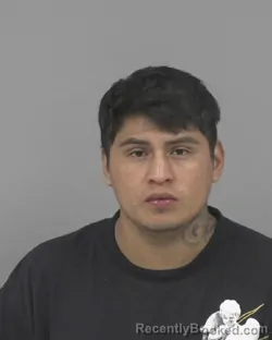 Mugshot of Emerson Ivan Lopez Perez booked in Johnston County, North Carolina on August 16, 2026