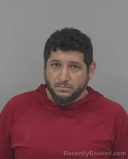 Mugshot of Bruno Peralta Rangel booked in Johnston County, North Carolina on October 16, 2026
